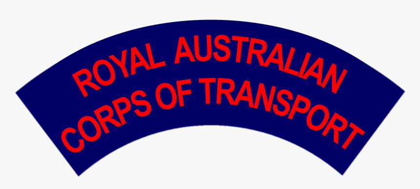 Royal Australian Corps Of Transport Battledress Flash, HD Png Download
