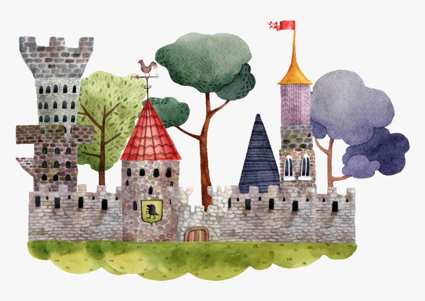 This Graphics Is Hand Painted Castle Png Transparent, Png Download