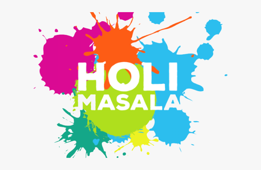 Happy Holi Text Png Transparent Images, Png Download