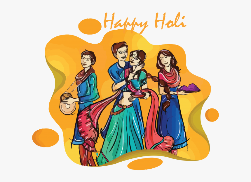 Happy Holi Png, Transparent Png