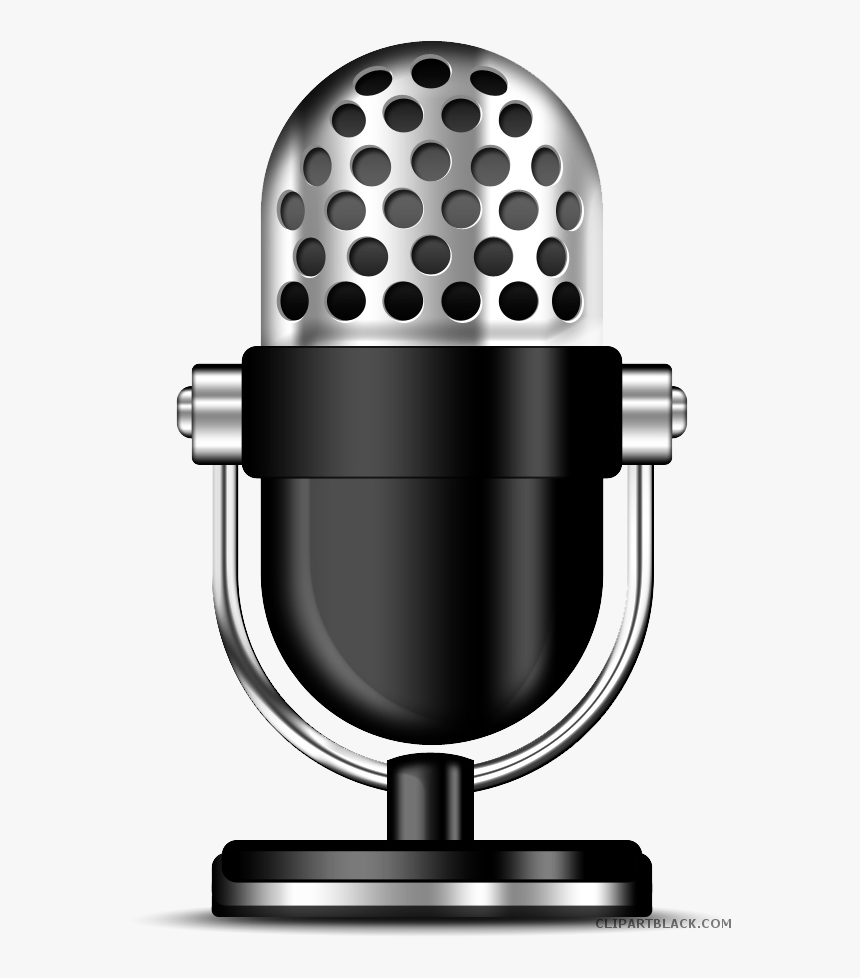 Microphone Clipart Black And White, HD Png Download