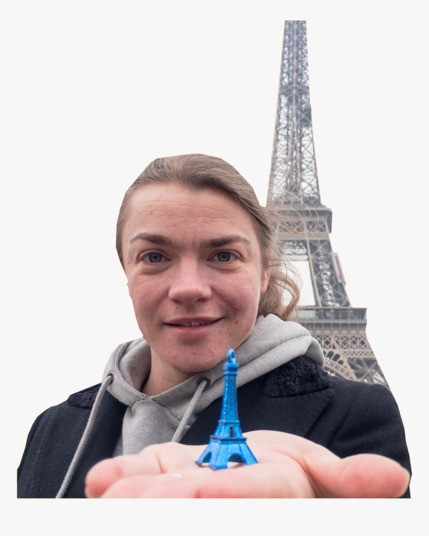 Square Angel Eiffel Tower, HD Png Download