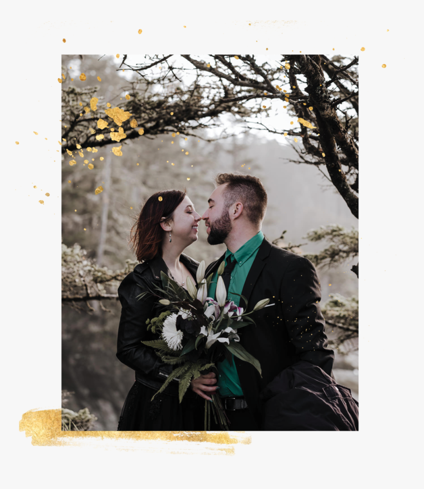 Elopement Photographers And A Washington Coast Wedding, HD Png Download
