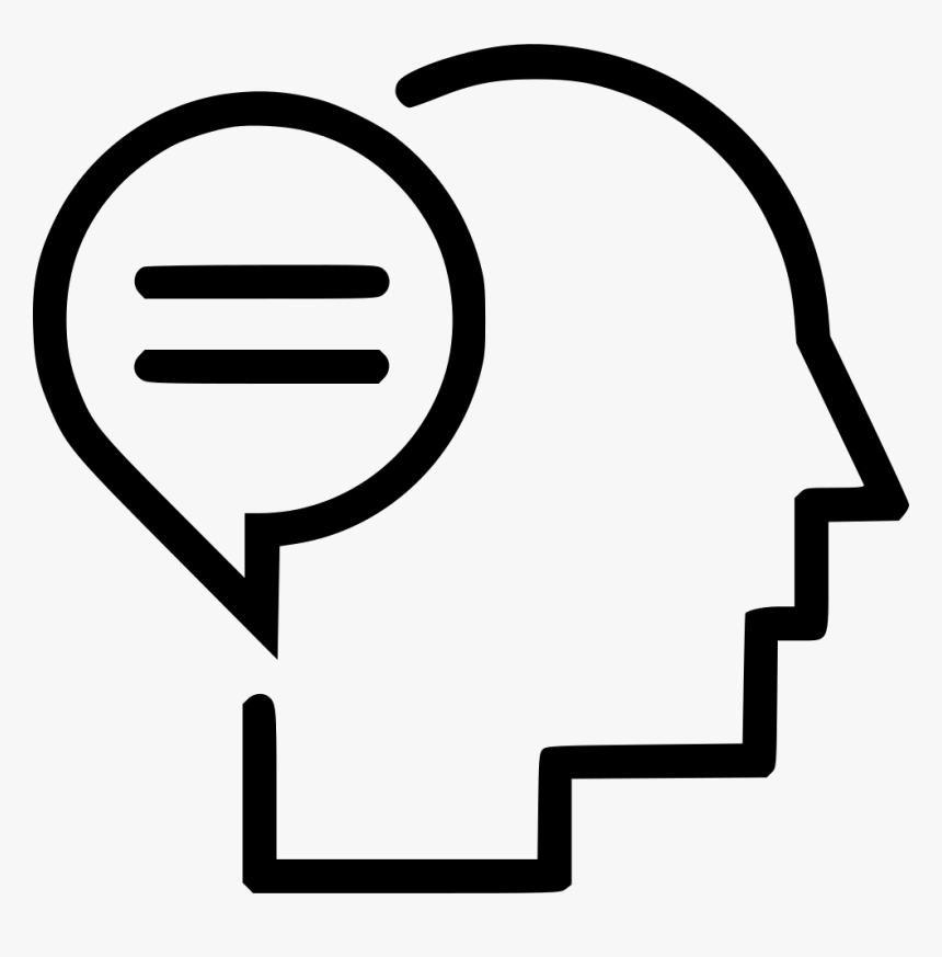 Head Bubble Text Comments Clipart , Png Download, Transparent Png