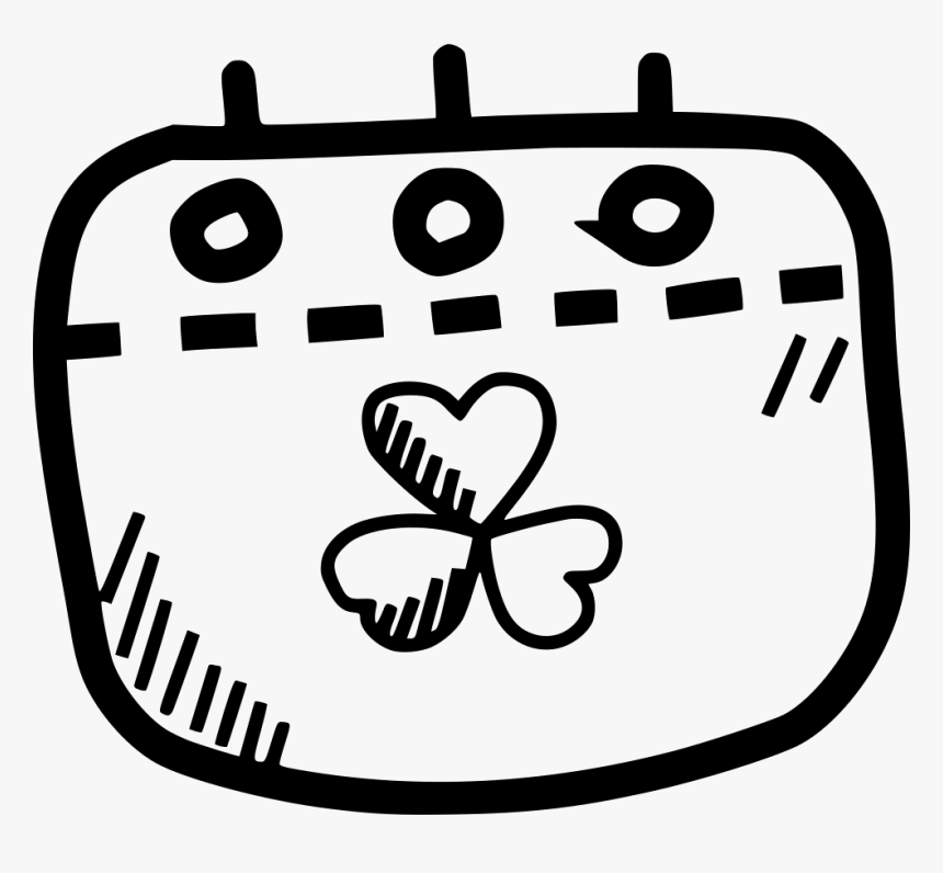 Calendar Date Festival Shamrock, HD Png Download