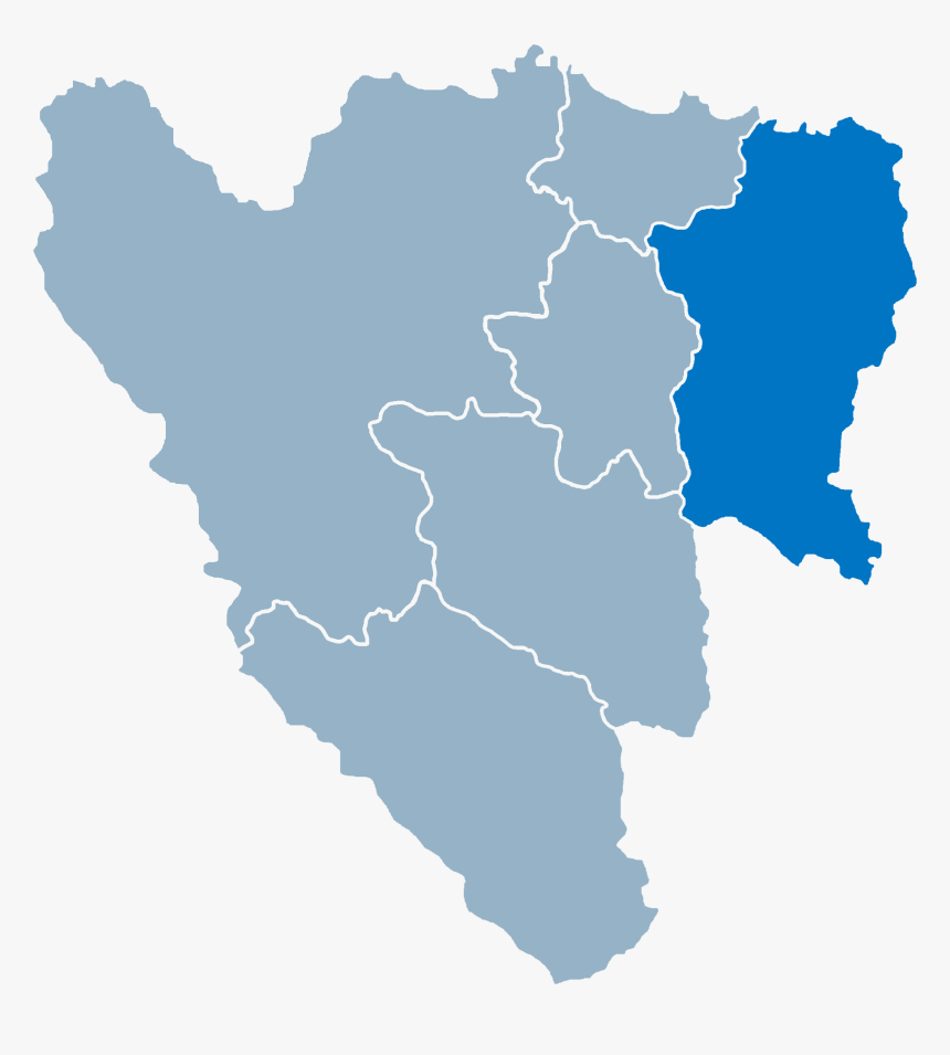 Deanery Of Prnjavor Location Map, HD Png Download