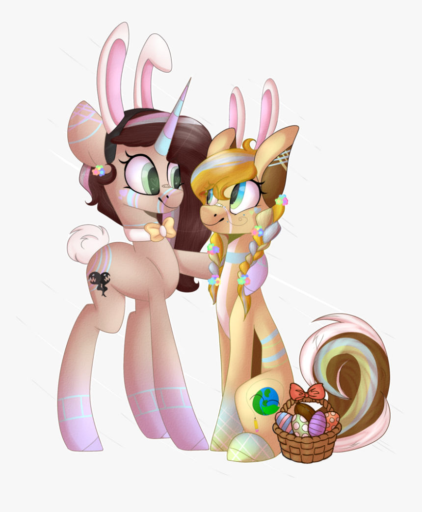 M-miamo, Basket, Bunny Ears, Earth Pony, Easter, Easter, HD Png Download