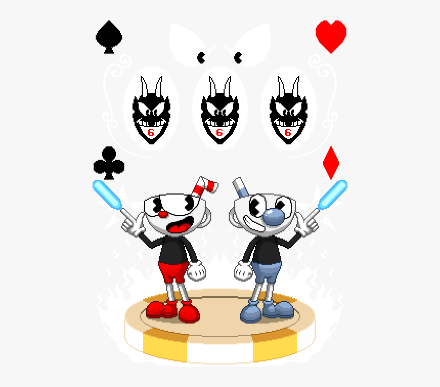 Cuphead And Mugman Sprites , Png Download, Transparent Png