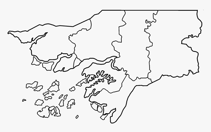 Guinea Bissau Regions Blank, HD Png Download