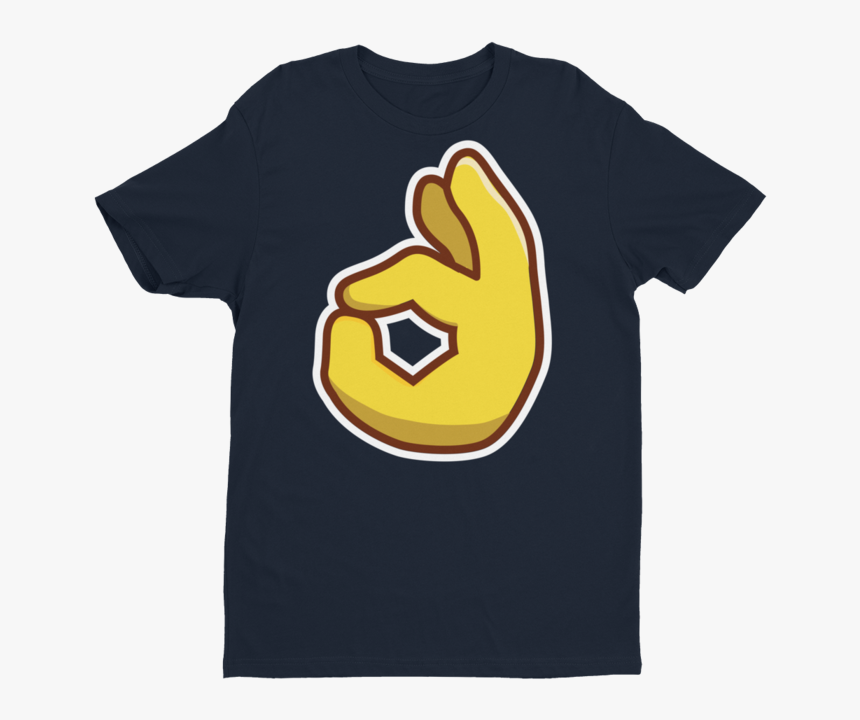 Ok Emoji Short Sleeve Next Level T-shirt, HD Png Download