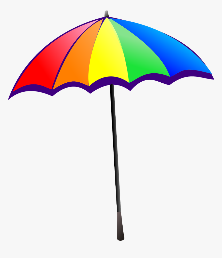 Beach Umbrella Png File, Transparent Png