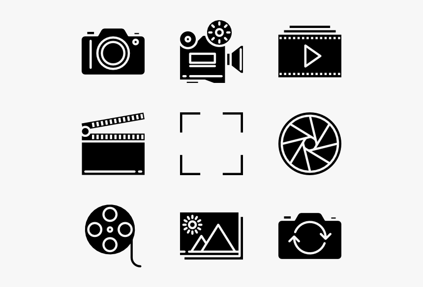 Filmstrip Vector Clipart, HD Png Download