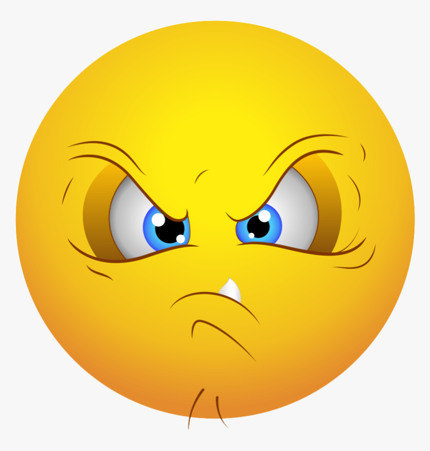 Angry Emoji Png Image File, Transparent Png