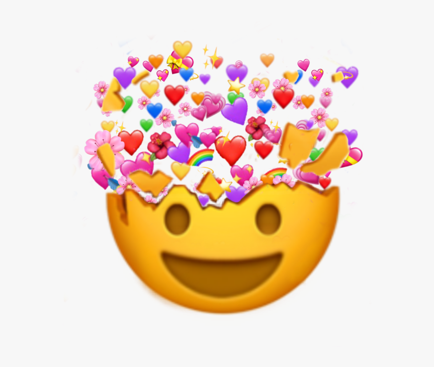 #emoji #surprised #heart #love, HD Png Download