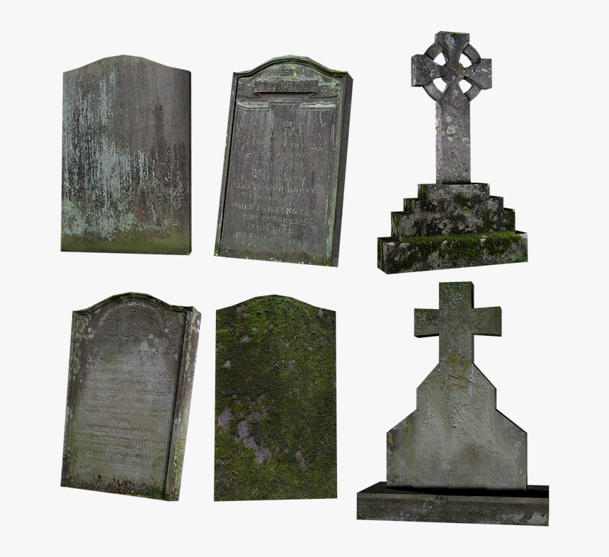 Tombstone, Grave, Cemetery, Gravestone, Graveyard,, HD Png Download