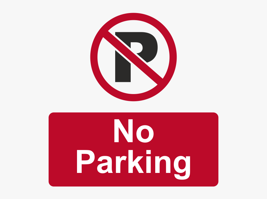 No Parking Sign Png, Transparent Png