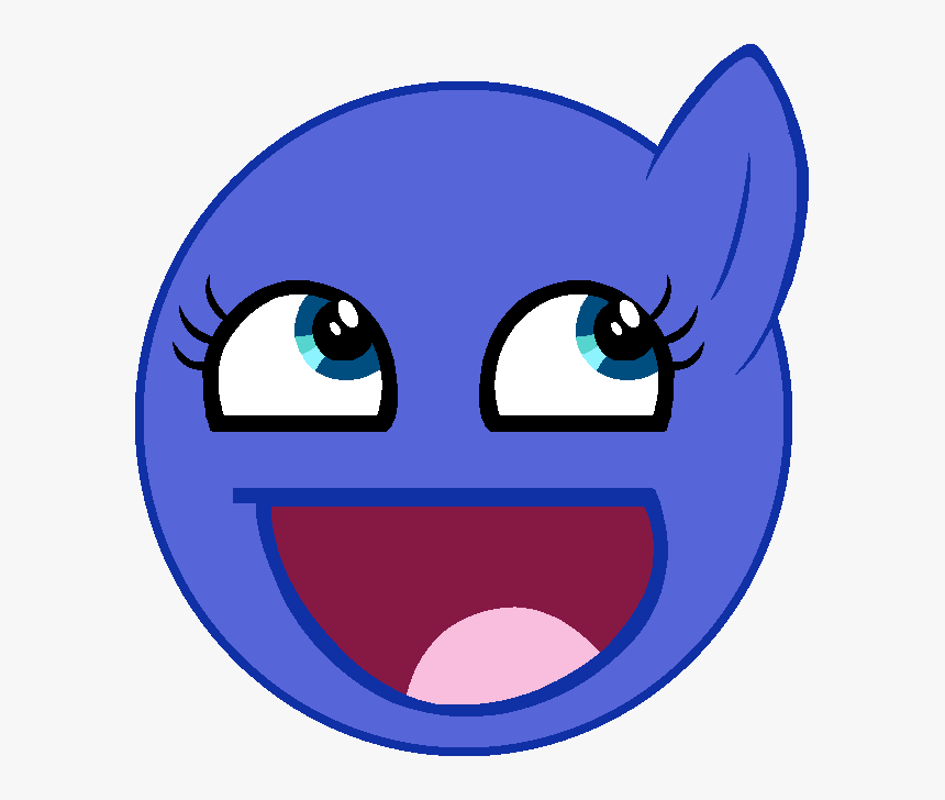 Base Pony Awesome Face By Spiderblare-d678vba, HD Png Download