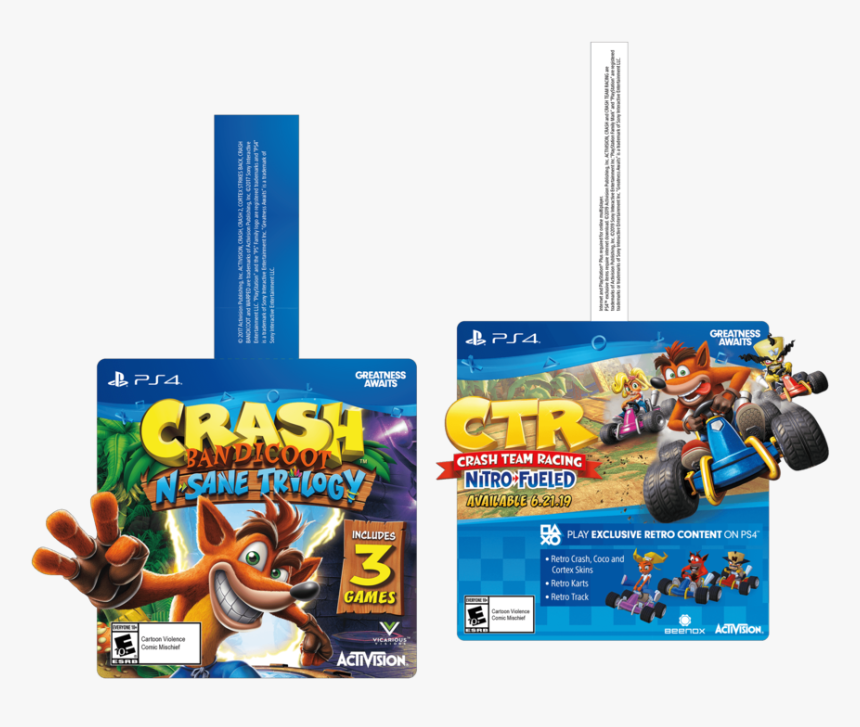 Playstation Crash 03, HD Png Download