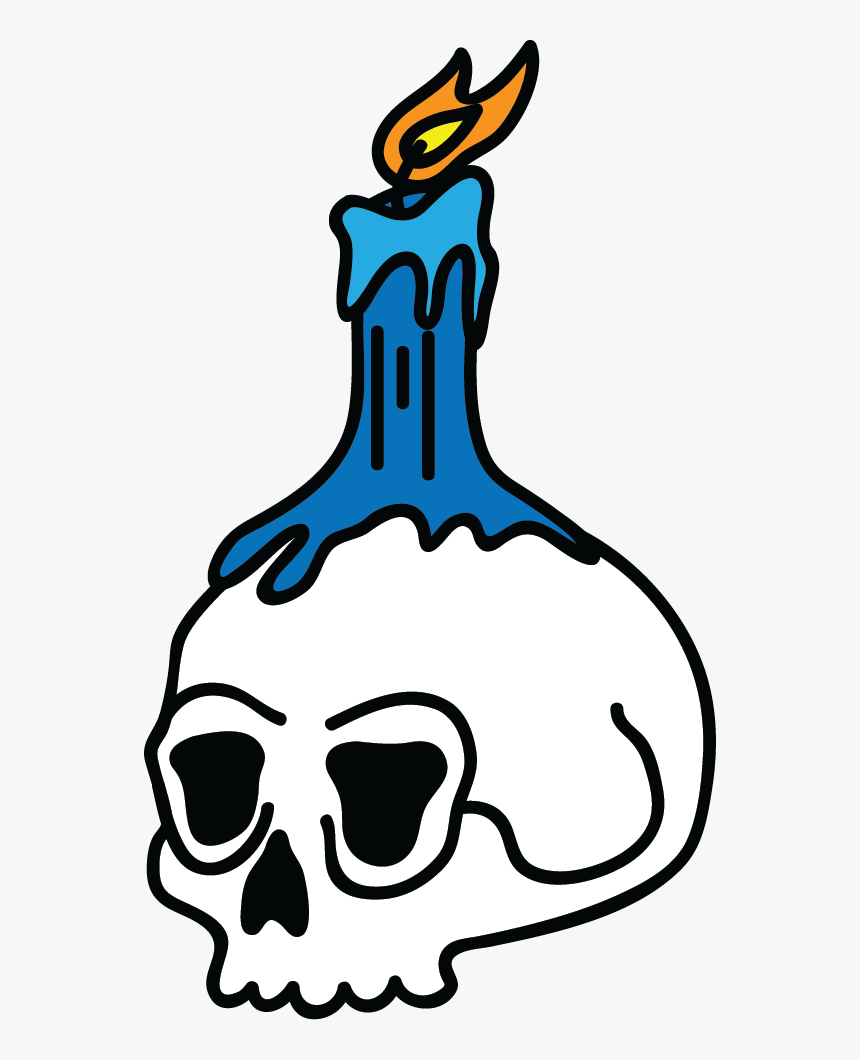 Candle Skull Pin, HD Png Download