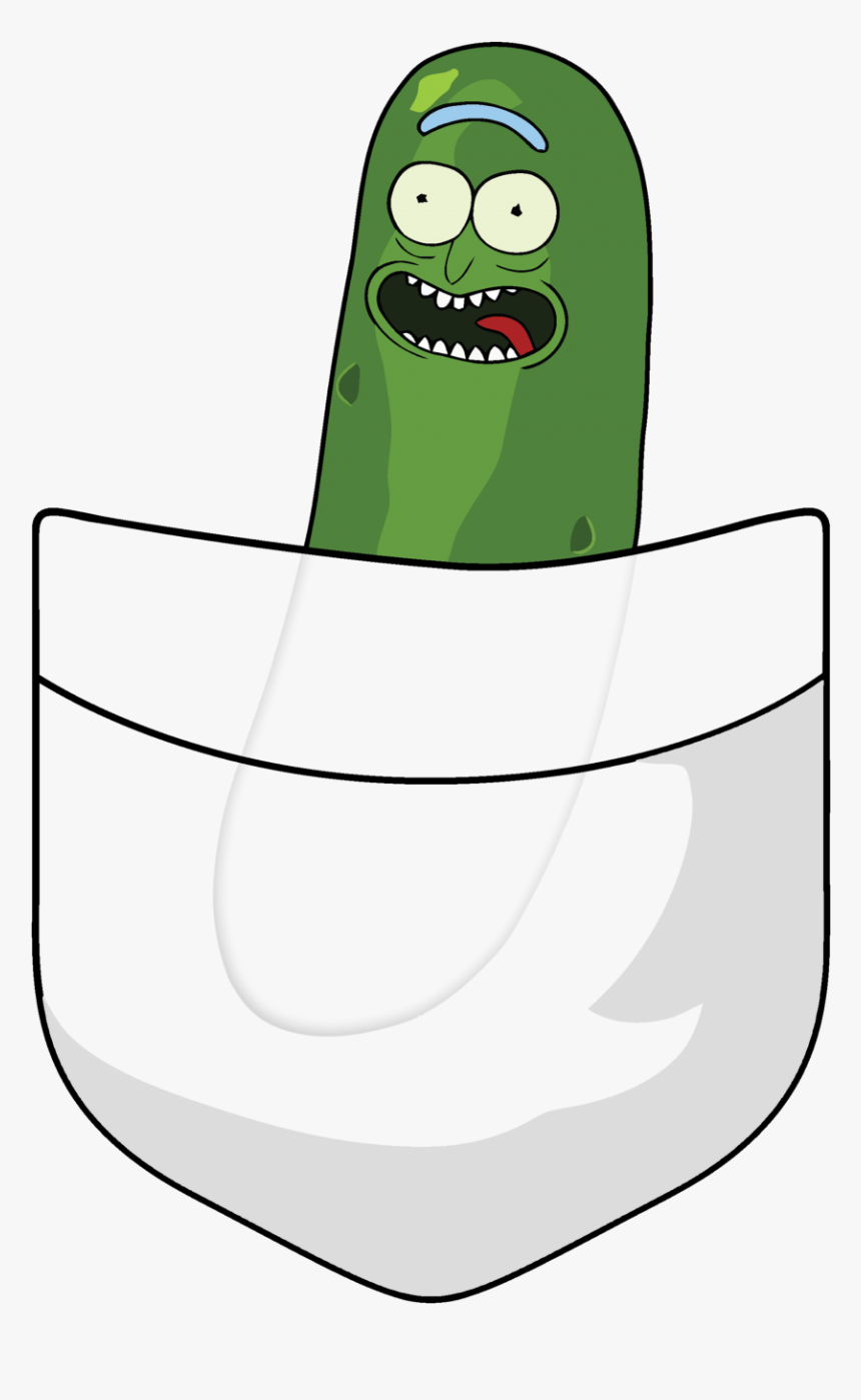 Pickle Rick In A Pocket Clipart , Png Download, Transparent Png