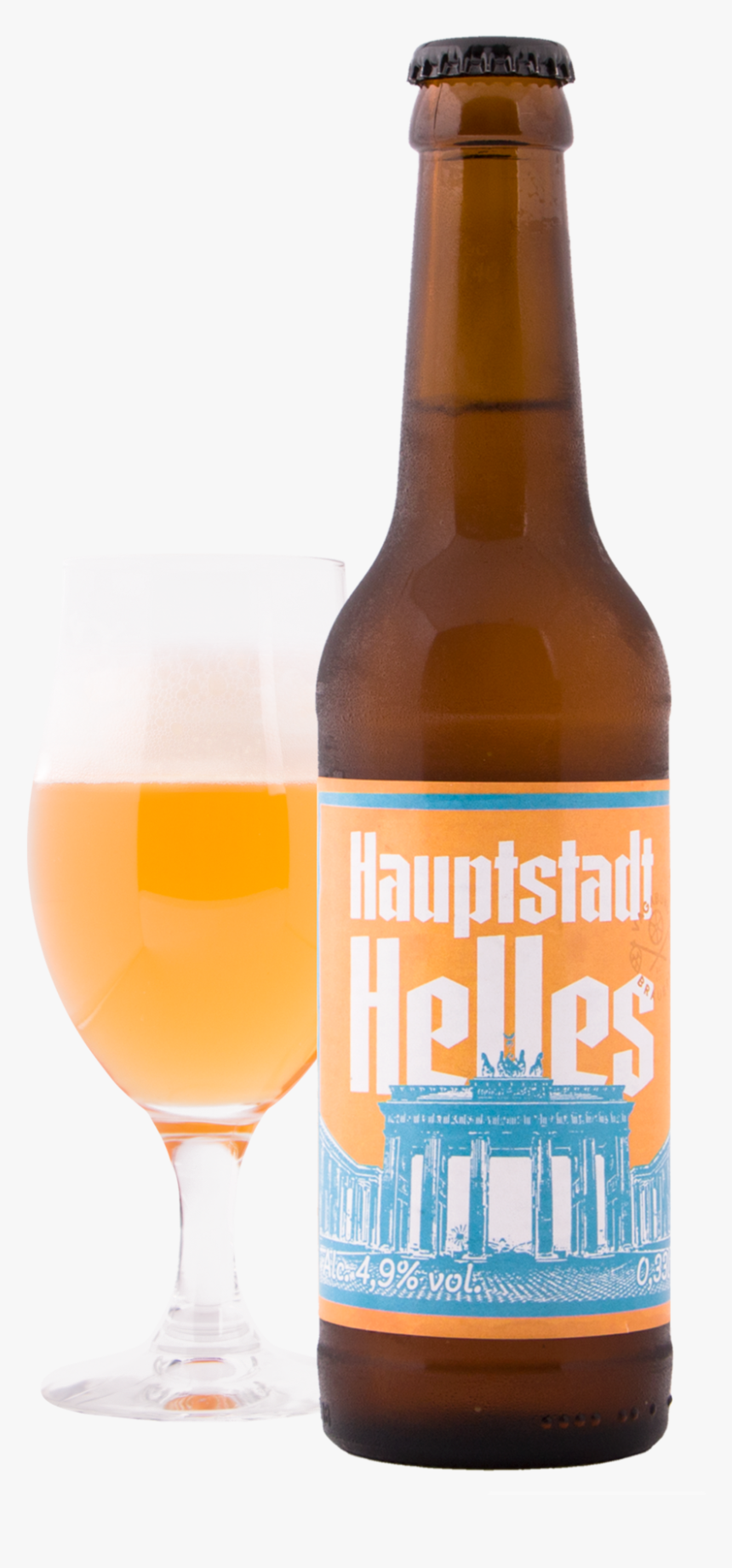 Helles Glass Bottle, HD Png Download