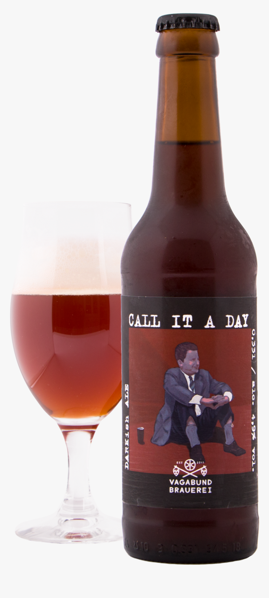 Call Glass Bottle, HD Png Download