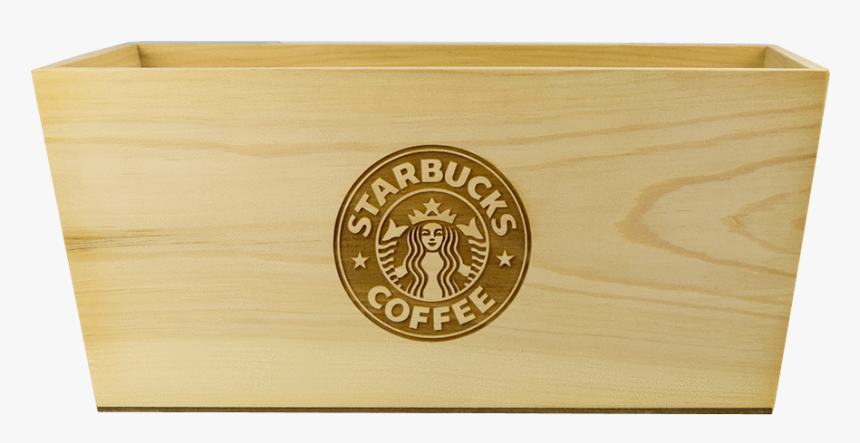 Starbucks Wooden Crate, HD Png Download