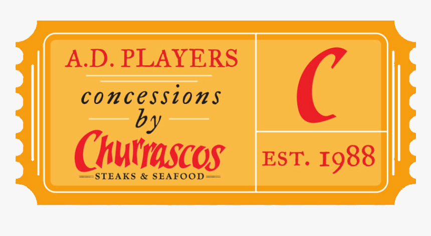 Churrascos-adplayers Concession Ticket, HD Png Download