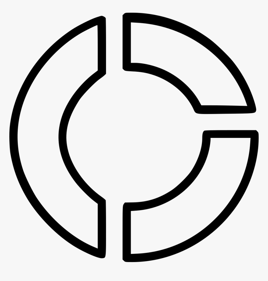 Divided Pie, HD Png Download
