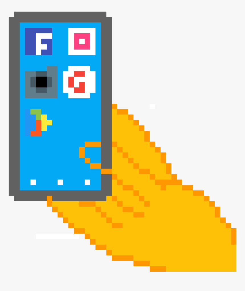 Mano Agarrando Celular, HD Png Download