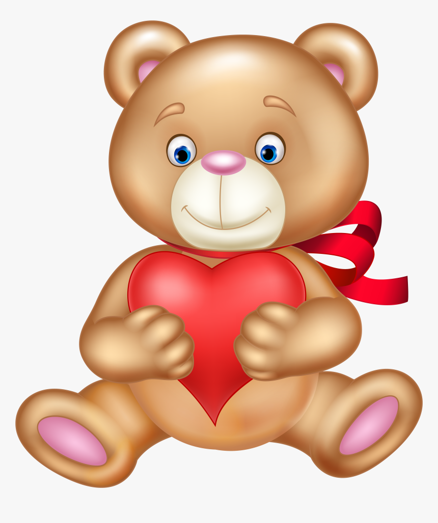 Valentines Day Bear With Chef Hat Png, Transparent Png