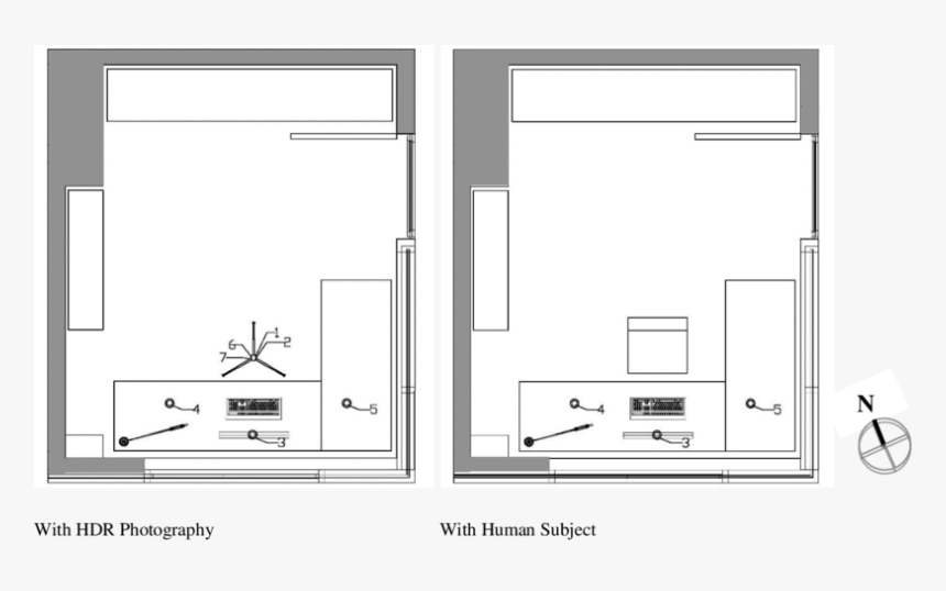 Interior Glare Study Research Setting, HD Png Download