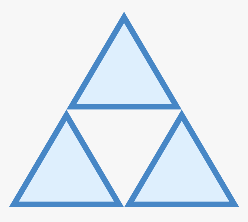 The Icon Is A Depiction Of The Triforce, A Game Element, HD Png Download