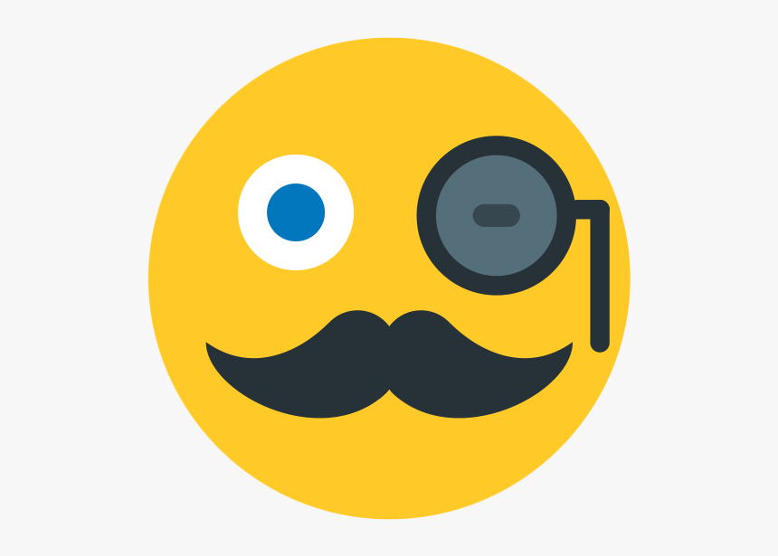 Cool Whatsapp Hipster Emoji Png Background Image, Transparent Png