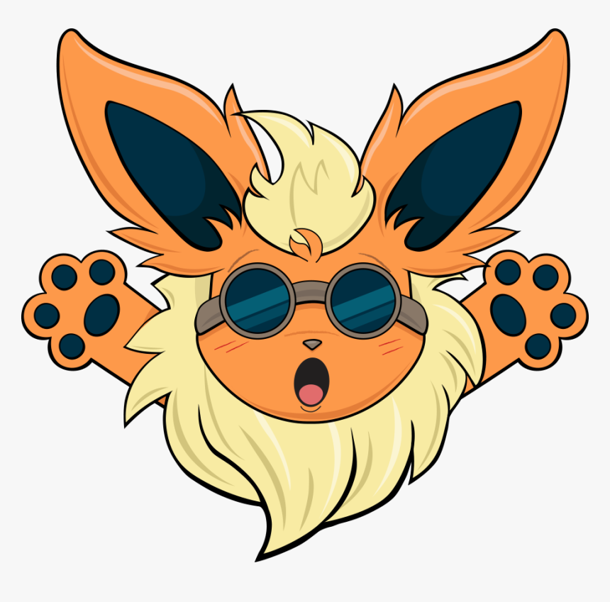 Flareon Emoji - Shocked, HD Png Download