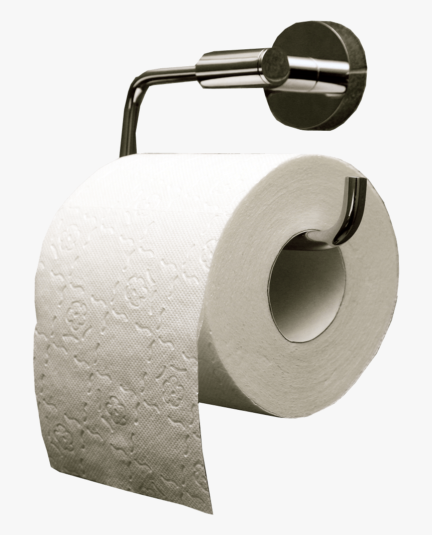 Toilet Roll On Holder Transparent Png Image, Png Download