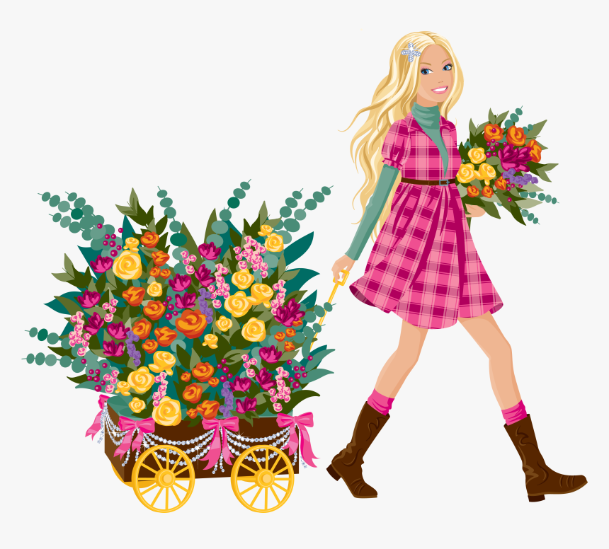 Barbie Drawing Clip Art, HD Png Download