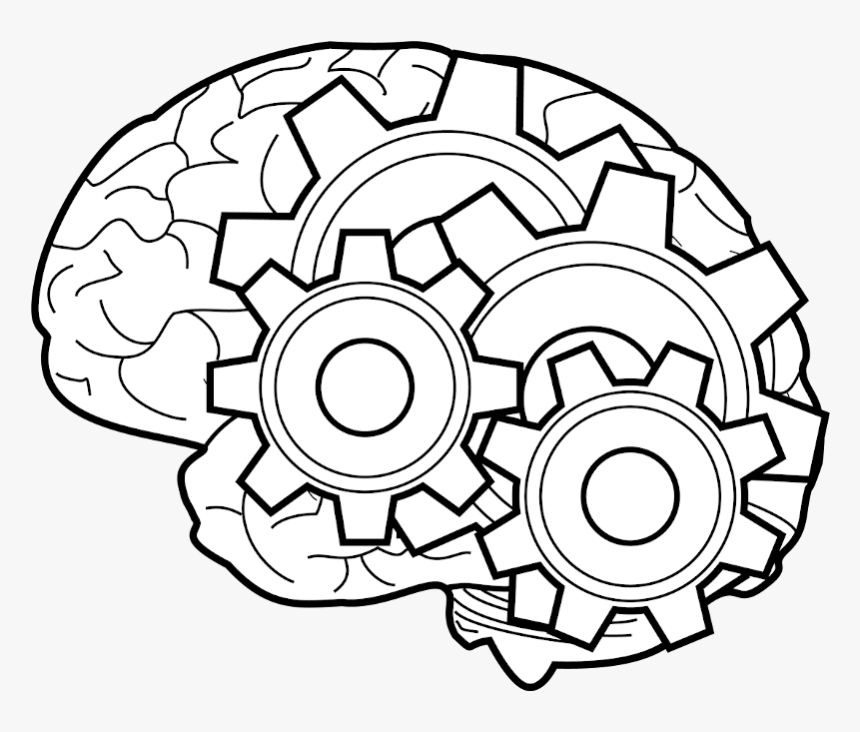 Transparent Brain Gears Png, Png Download