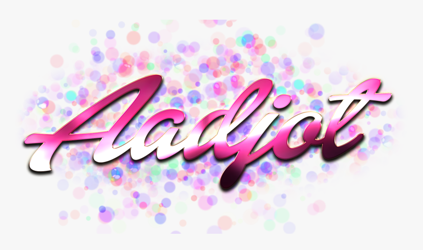 Aadjot Name Logo Bokeh Png, Transparent Png