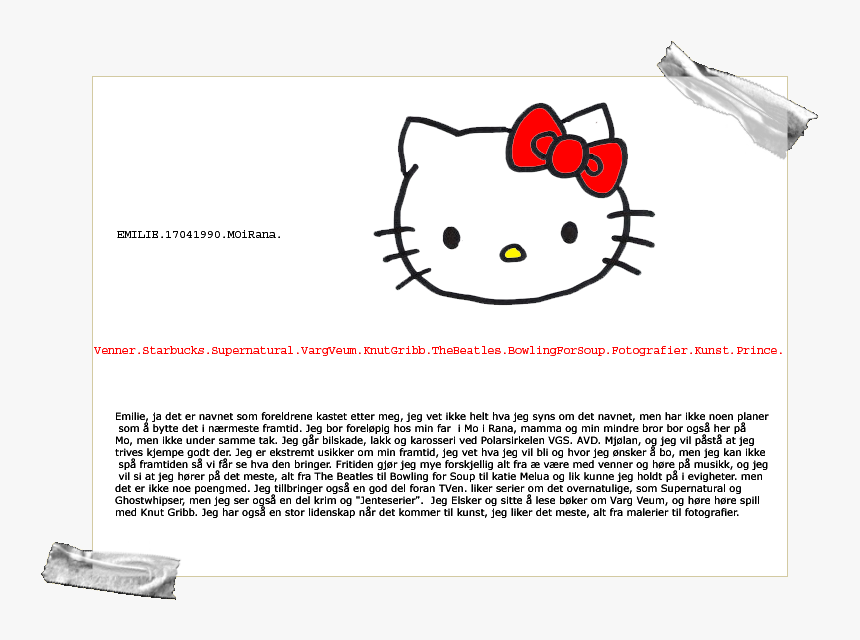 Hello-kitty Hello Kitty Image By Fagereng90, HD Png Download