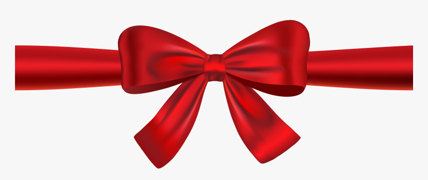 Red Ribbon And Bow , Png Download, Transparent Png
