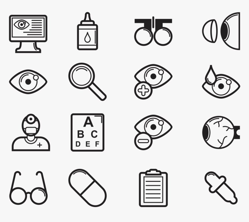Eye Doctor Icons Vector, HD Png Download