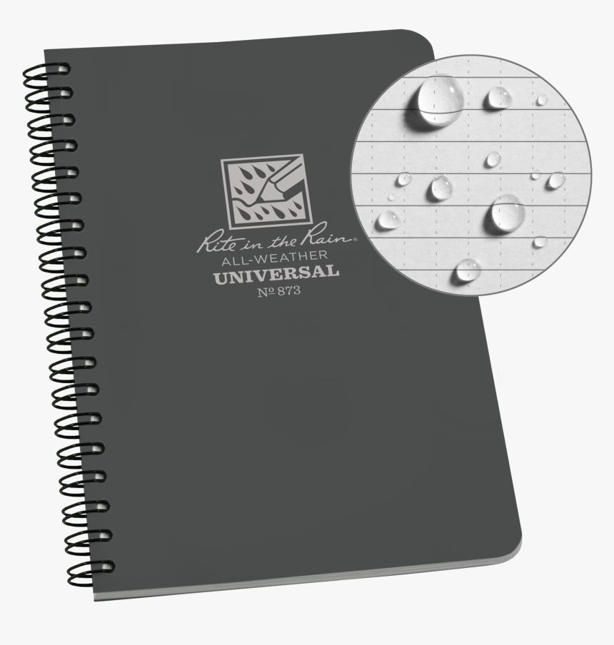 Rite In The Rain Weatherproof Side Spiral Notebook,, HD Png Download