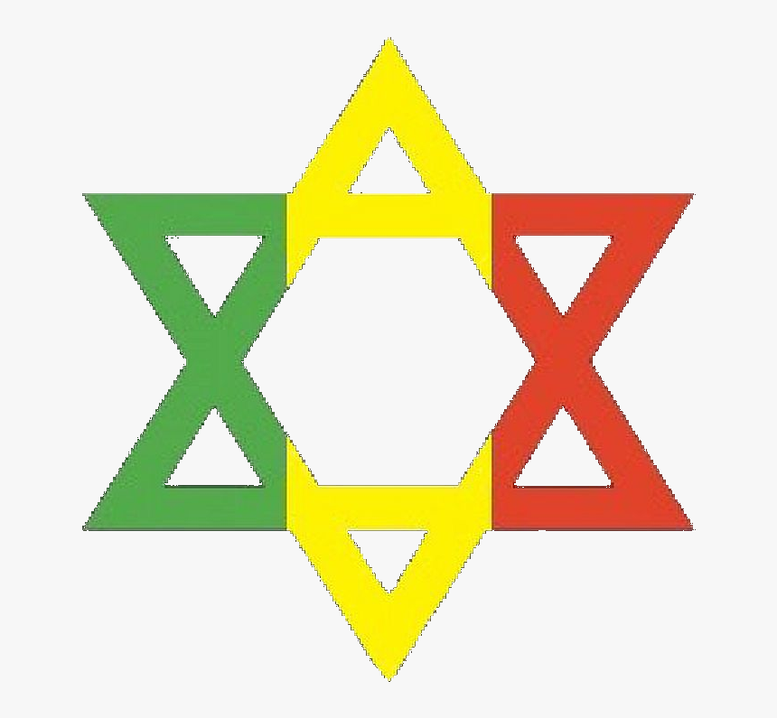 Rastafarian Star Of David, HD Png Download