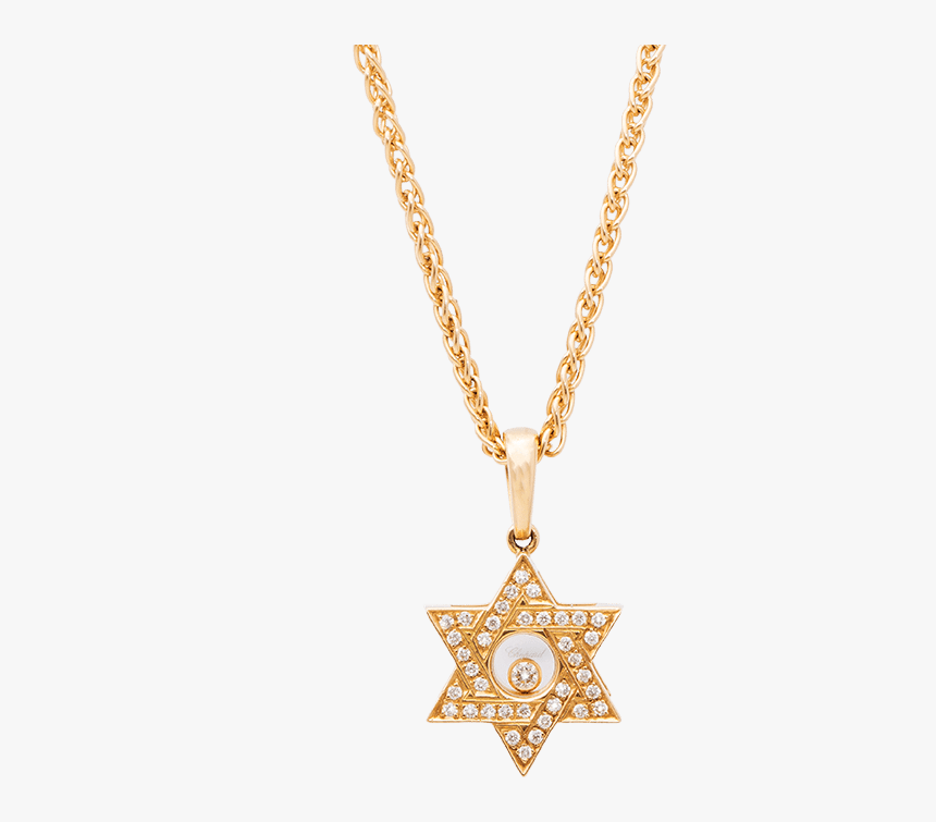 Star Of David Necklace Png, Transparent Png