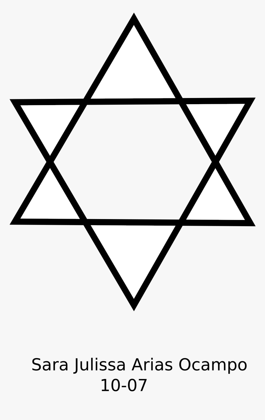 Star Of David Hexagram Judaism Vector Graphics Symbol, HD Png Download