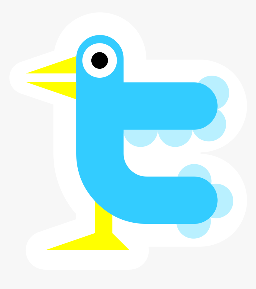 Twitschervogel01 Derived From Twitter-t, HD Png Download