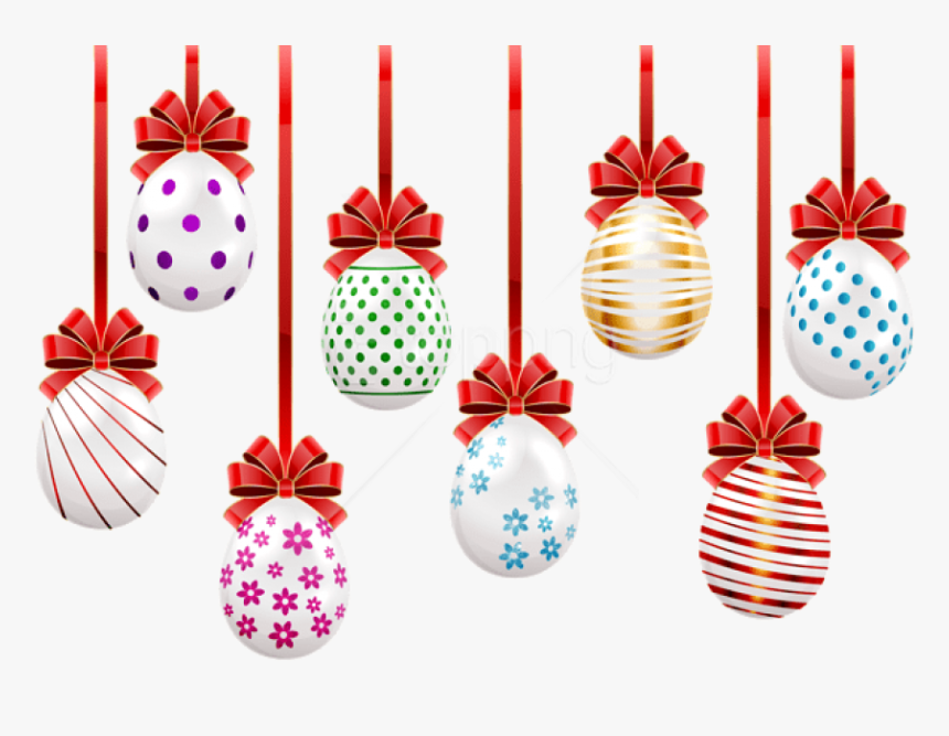Free Png Download Easter Hanging Eggs Transparent Png, Png Download