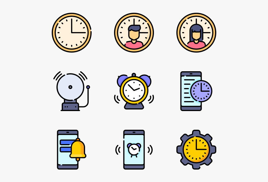 Clock Icon Png, Transparent Png