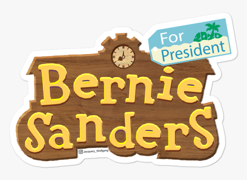 Bernie Sanders For President 2020 Animal Crossing Logo, HD Png Download